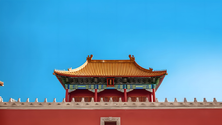 中国传统建筑紫禁城北京摄影版权图片下载
