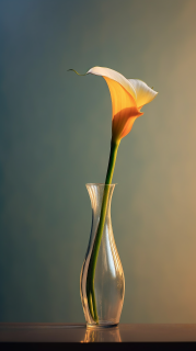 优雅清新的康乃馨花瓶摄影图