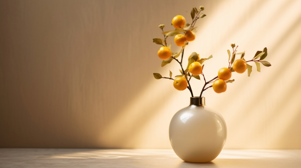 清新自然的花瓶摄影图版权图片下载