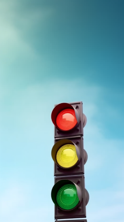 红绿灯道路规则信号灯摄影图