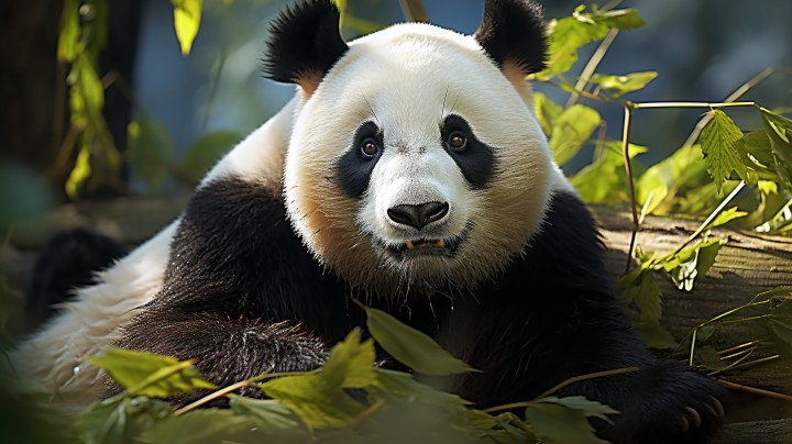 真实熊猫生态保护主题摄影图版权图片下载