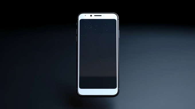 苹果手机样机俯拍摄影图