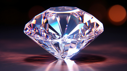 璀璨耀眼的钻石摄影图