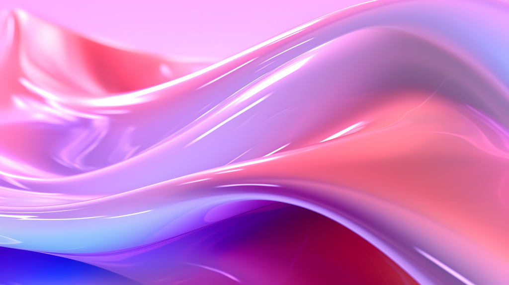 婉约粉色波浪全息箔渲染的摄影版权图片下载