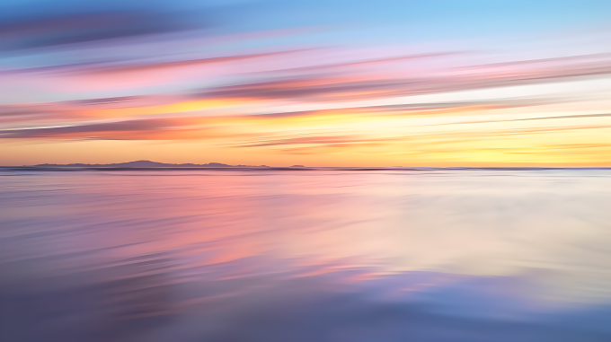 日出霞光自然景观摄影图片