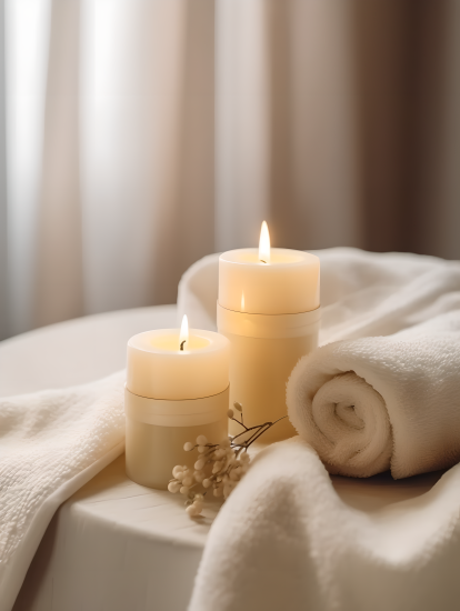 干净美丽的放松氛围