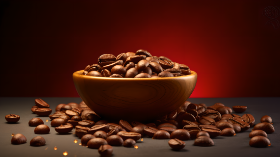 肉桂巧克力咖啡豆拍摄