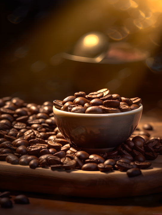 肉桂巧克力咖啡豆拿铁摄影图版权图片下载