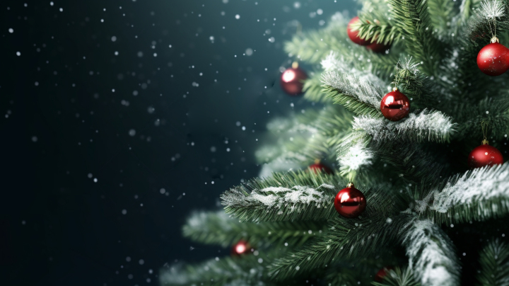 高清圣诞树背景摄影图版权图片下载