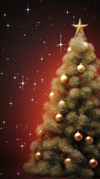 圣诞节圣诞树背景摄影版权图片下载