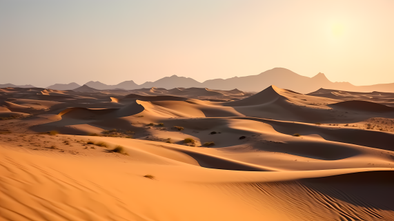 敦煌徒步沙漠摄影图片