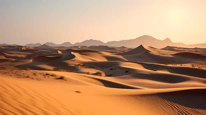 敦煌徒步沙漠摄影版权图片下载