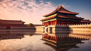 北京故宫明清古建筑摄影图