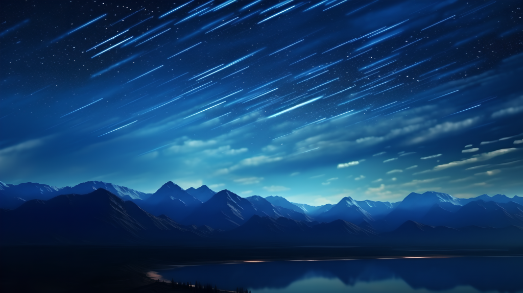 梦幻星空壁纸摄影图