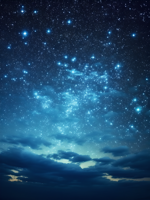 壁纸星空梦幻摄影图