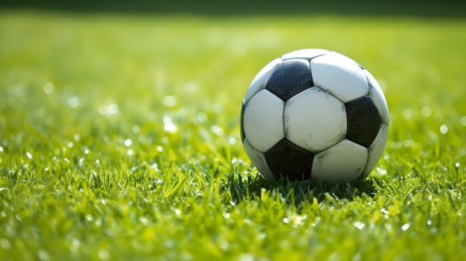 踢足球摄影图片