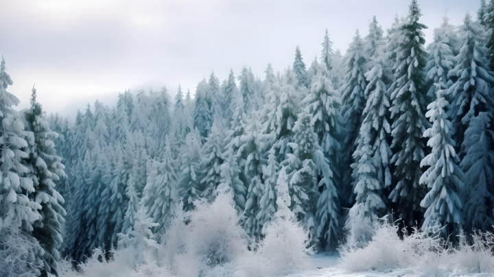 冬日雪白斜坡摄影版权图片下载