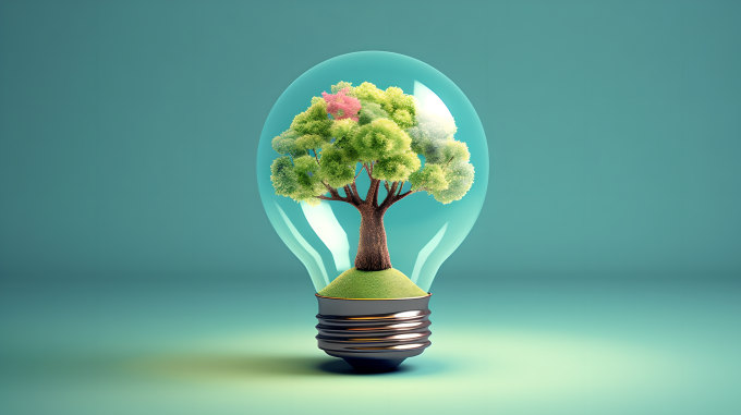 异域风情的光波绿树摄影图片