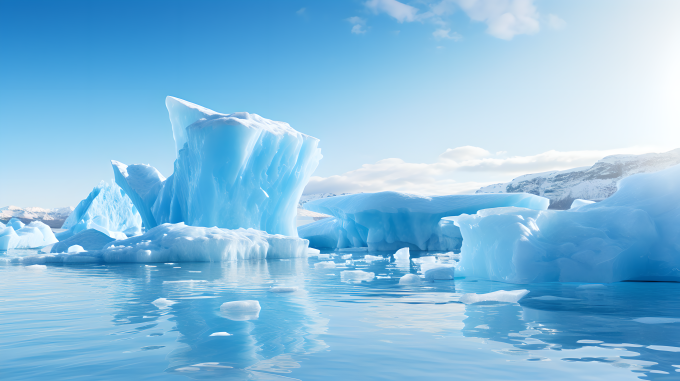 冰川自然主题摄影景观