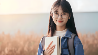 女大学生唯美摄影图