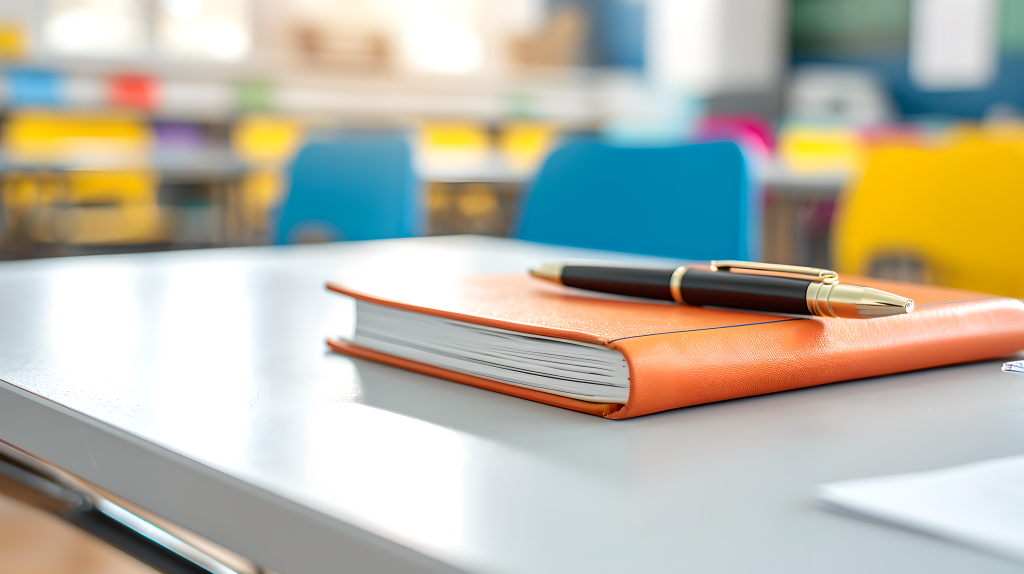 橙色书籍图书馆摄影图片