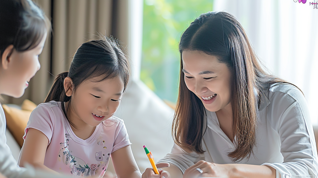 亲子阅读家庭版权图片下载