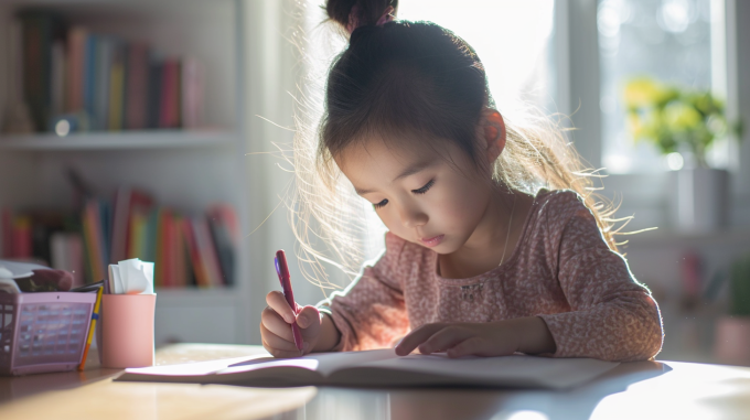 儿童学习明亮书房图片