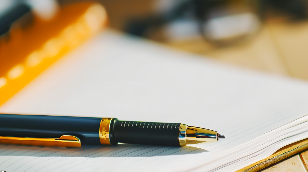 黑色钢笔学生学习用品版权图片下载