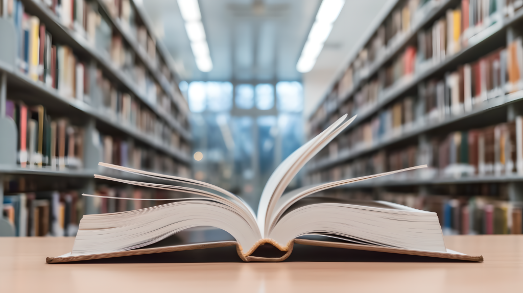 翻开的书本明亮环境版权图片下载