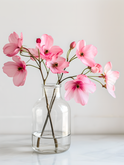 清新主题极简花瓶图片