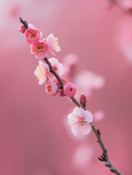 春天主题粉色背景图片