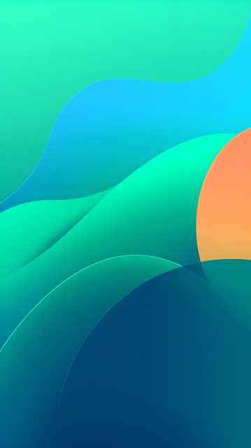 渐变极简荧光绿图片