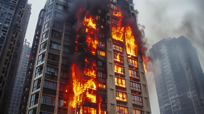 火灾失火瞬间图片