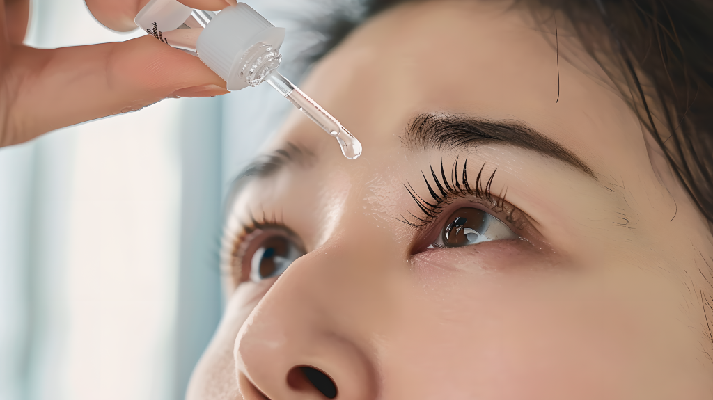 近视学生滴眼药水图片