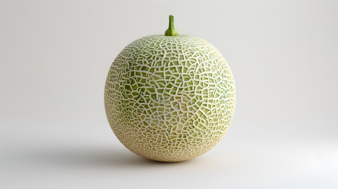 单个水果哈密瓜图片