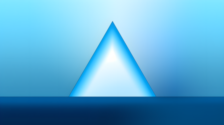 三角形蓝色发光体图片