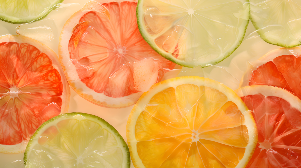 水果切面橙子切片版权图片下载