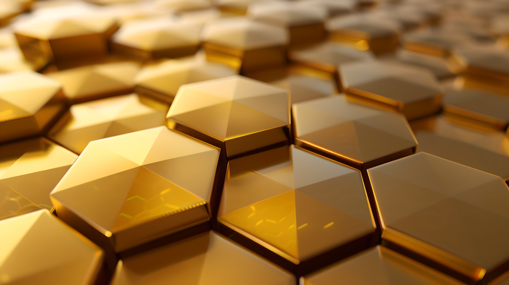 3D蜂巢形状干净简约版权图片下载