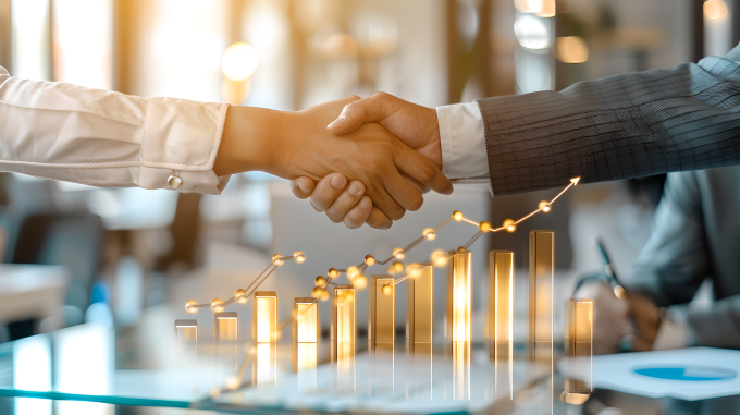 业绩增长商业图表图片