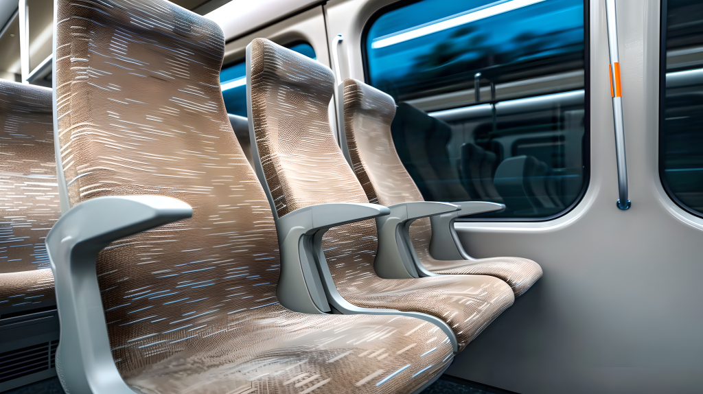 列车内部高铁座位图片