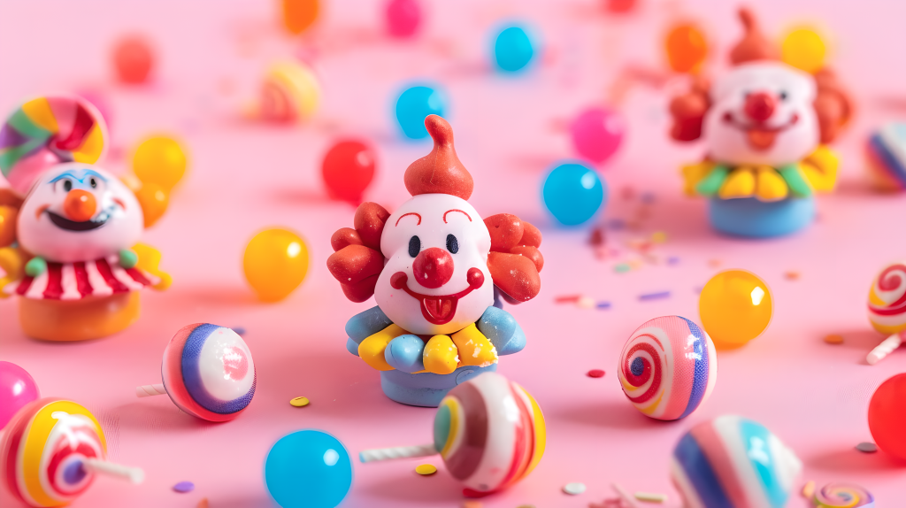小丑玩偶童趣主题图片