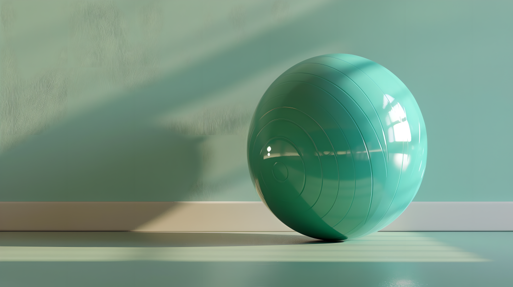 瑜伽球近景版权图片下载