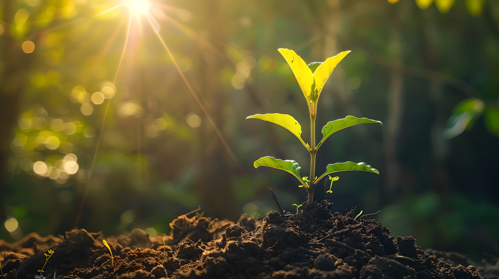 嫩芽萌发版权图片下载