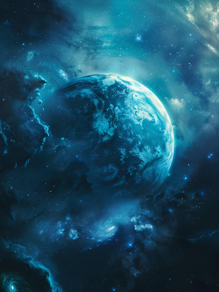外太空宇宙视角图片