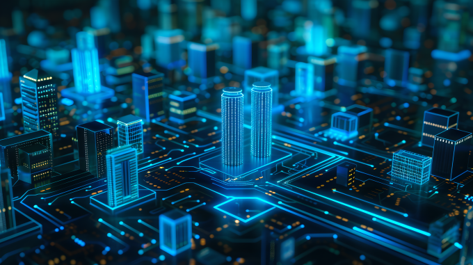 科技城数字化建筑图片