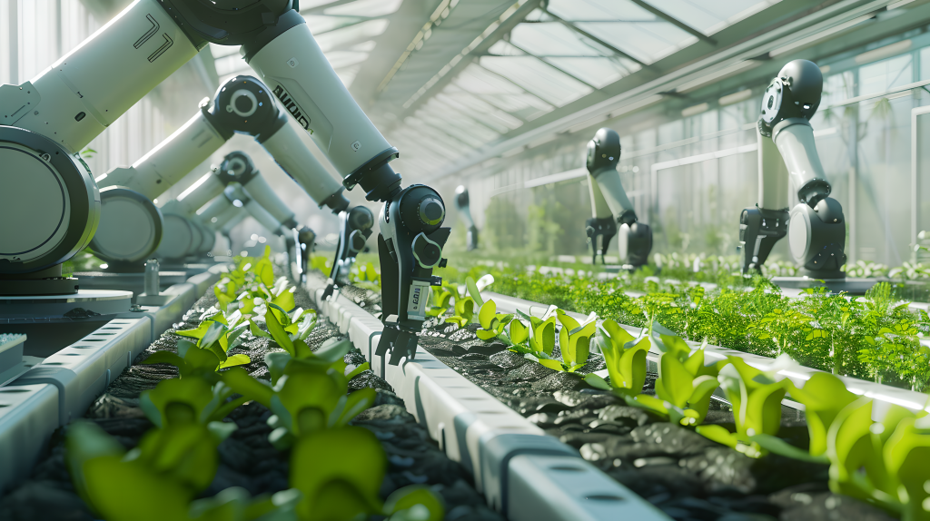 智慧农业机械工作场景版权图片下载