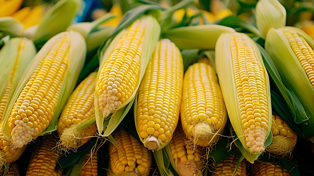 乡村丰收的玉米版权图片下载