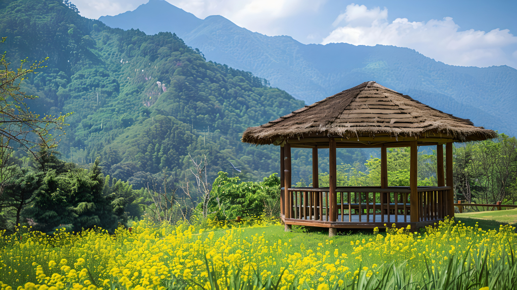乡村春天美景版权图片下载