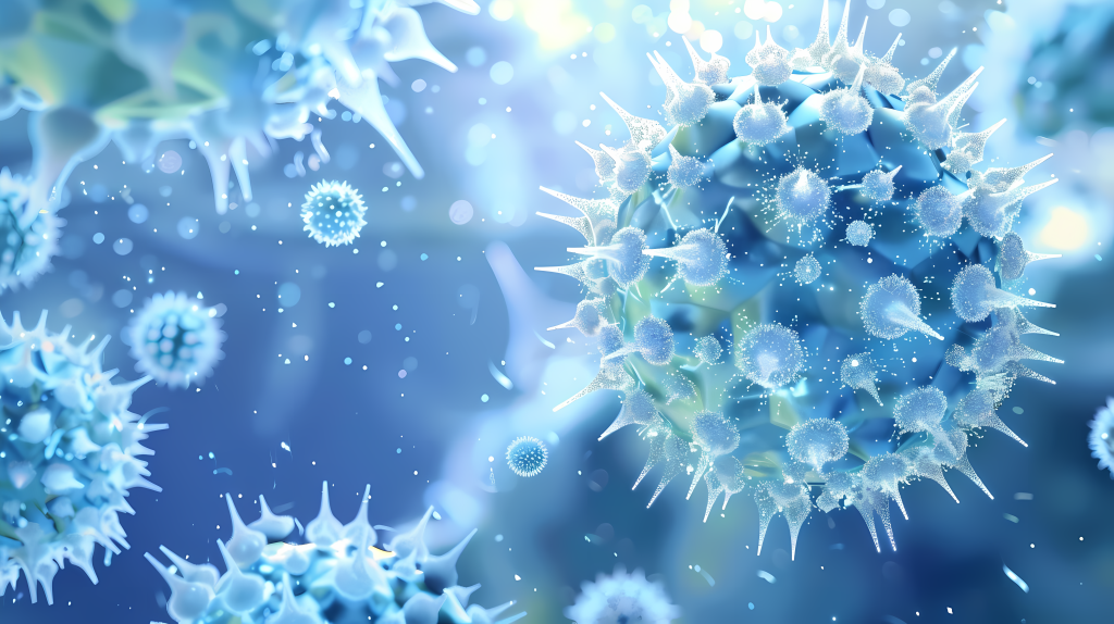 细菌病毒研究图片