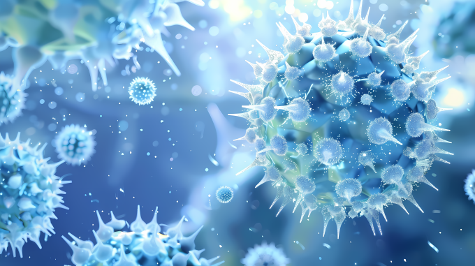 细菌病毒研究图片